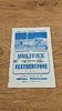 Halifax v Featherstone Aug 1963 Rugby League Programme