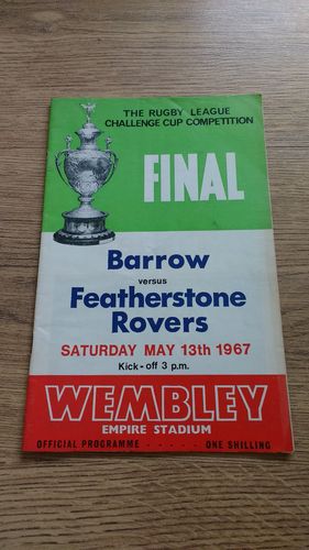Barrow v Featherstone 1967 Challenge Cup Final