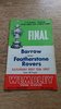Barrow v Featherstone 1967 Challenge Cup Final