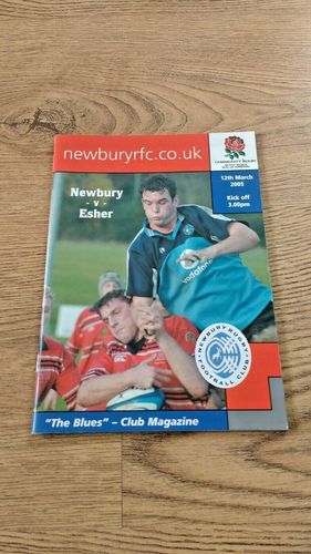Newbury v Esher Mar 2005 Rugby Programme