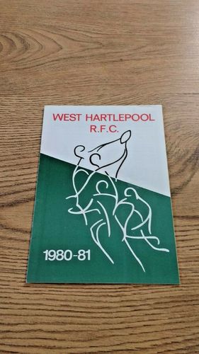 West Hartlepool Invitation XV v Queensland Dec 1980 Rugby Programme
