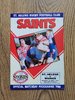 St Helens v Widnes Apr 1991 Rugby League Programme