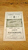 Cardiff v Watsonians Dec 1959 Rugby Programme