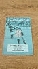 Cardiff v Swansea Jan 1984 Rugby Programme