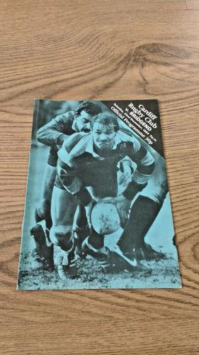 Cardiff v Bridgend Dec 1984 Rugby Programme