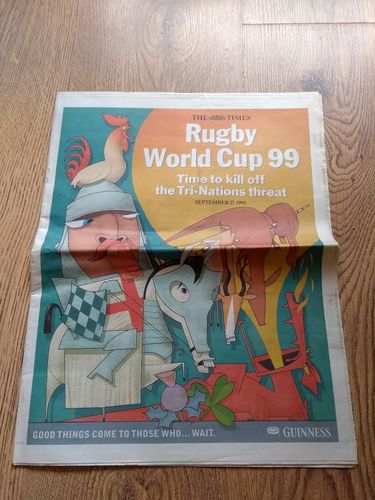 The Times ' Rugby World Cup 1999 ' Newspaper Supplement