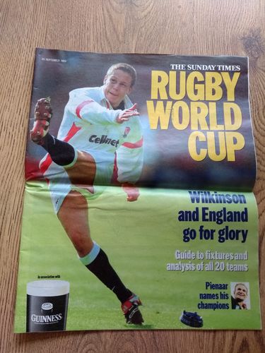 The Sunday Times ' Rugby World Cup ' 1999 Newspaper Supplement
