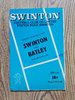 Swinton v Batley Mar 1977 Rugby League Programme