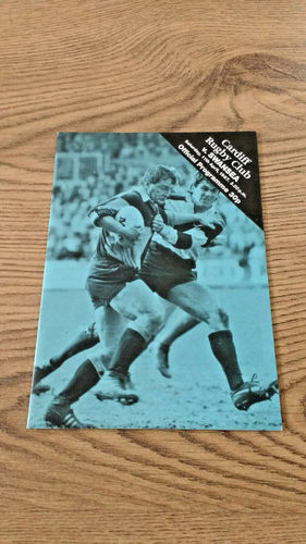Cardiff v Swansea Apr 1987 Rugby Programme