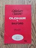 Oldham v Salford Apr 1977 Rugby League Programme