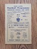 Warrington v Hull Dec 1962 Rugby League Programme