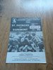 St Patricks v Egremont 1982 Youth Cup Final RL Programme