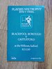 Blackpool Borough v Castleford Jan 1977 Players No6 Final RL Programme