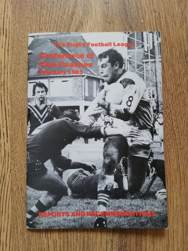 Rugby League 'Conference of Club Coaches 1983 Reports and Recommendations'