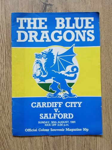 Cardiff City v Salford Aug 1981