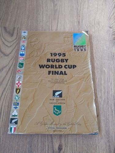 New Zealand v South Africa 1995 Rugby World Cup Final Programme