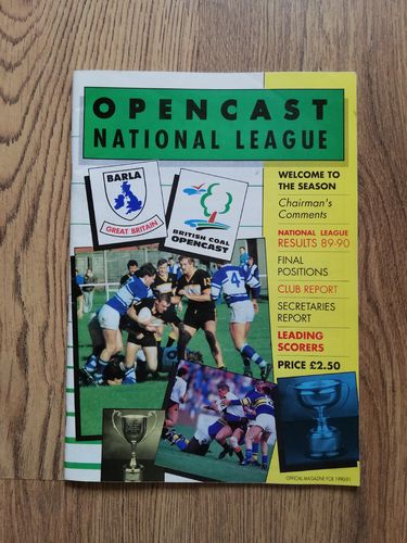National Amateur Rugby League 1990-91 Official Brochure