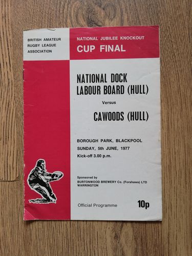 National Dock Labour Board v Cawoods 1977 BARLA Cup Final RL Programme