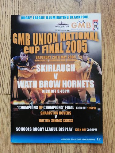 Skirlaugh v Wath Brow  2005 BARLA National Cup Final RL Programme