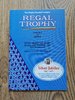 Carlisle v Widnes Nov 1991 Regal Trophy Rugby League Programme
