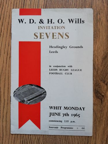 Leeds 1965 Sevens Rugby League Programme