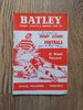 Batley v Dewsbury Dec 1963 Rugby League Programme