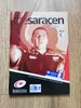 Saracens v Gloucester Sept 2001 Rugby Programme