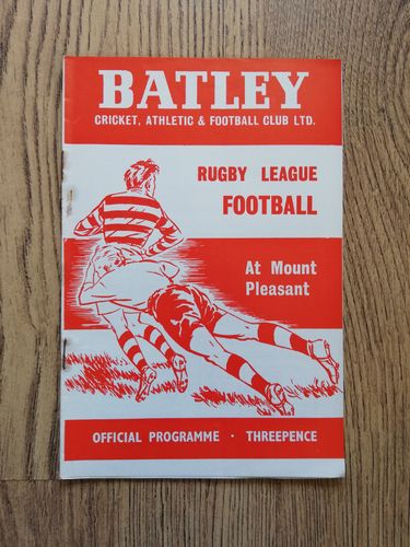 Batley v Oldham Mar 1964 Rugby League Programme