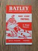 Batley v Oldham Mar 1964 Rugby League Programme