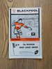Blackpool Borough v Dewsbury Jan 1964 Rugby League Programme