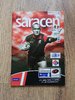 Saracens v Leicester Sept 2003 Rugby Programme