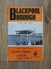 Blackpool Borough v Leigh Jan 1969 RL Programme