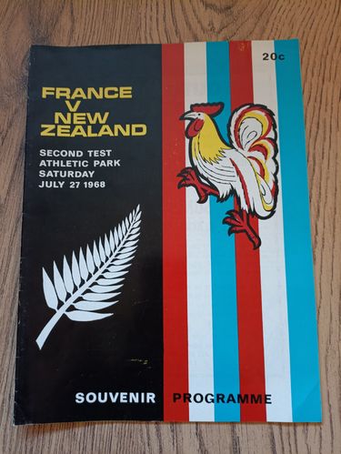 New Zealand v France 2nd Test 1968