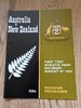 New Zealand v Australia 1st Test 1972