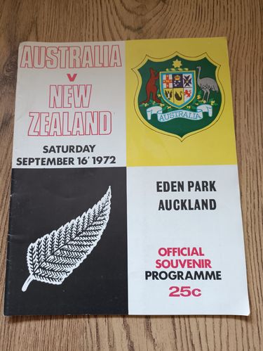New Zealand v Australia 3rd Test 1972