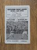 Castleford v Dewsbury Oct 1963 Rugby League Programme
