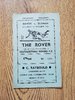 Featherstone v Oldham Nov 1958 Rugby League Programme