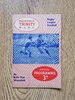 Wakefield Trinity v Keighley Sept 1957 Rugby League Programme