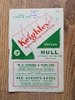 Keighley v Hull Jan 1955 Rugby League Programme