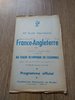 France v England Feb 1960 Rugby Programme