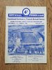 Combined Services v French Armed Forces Mar 1962 Rugby Programme