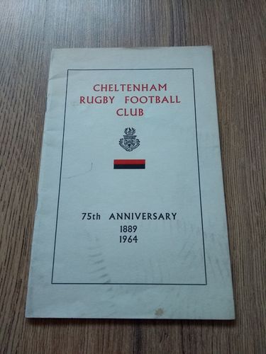 Cheltenham Rugby Football Club 1964 75th Anniversary Brochure