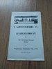 A Gloucestershire XV v Auvergne-Limousin Sept 1959 Rugby Programme