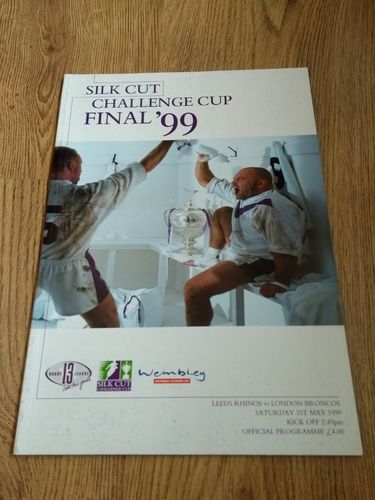 Leeds Rhinos v London Broncos 1999 Challenge Cup Final Rugby League Programme