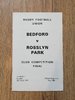 Bedford v Rosslyn Park Apr 1975 RFU Club Competition Final Rugby Programme