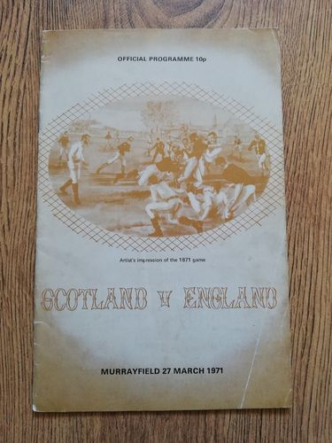 Scotland v England 1971