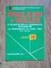 England Students v Wales Students Apr 1982 Rugby Programme
