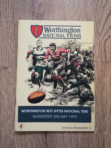 Worthington National Tens May 1993 Rugby Programme