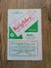Keighley v Bramley Oct 1959 Rugby League Programme