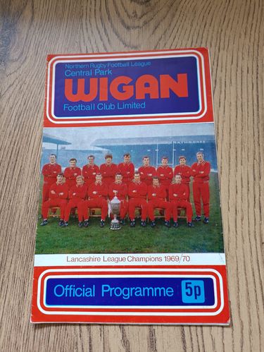 Wigan v Wakefield May 1971 Play-Off Semi-Final Rugby League Programme
